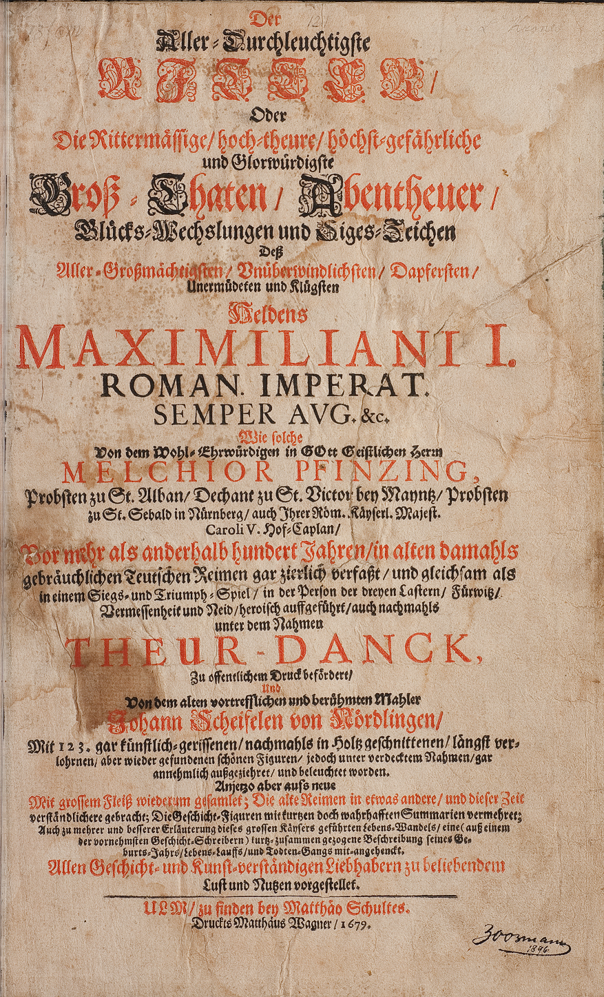1679 Ulm: Titelblatt [HAB xb 4°48] 